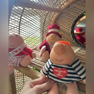 Ziggy My Heart Is Yours Valentine's Day I heart love you Plush lot cupids